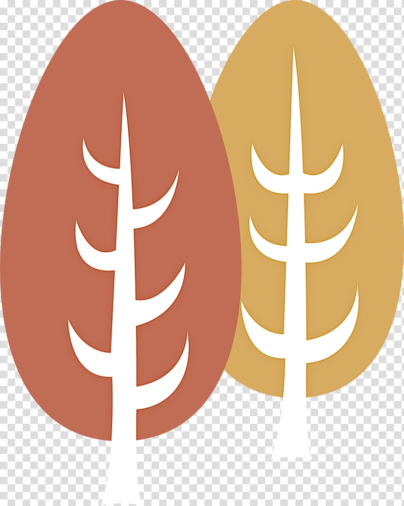 brown leaf tree plant logo, Cartoon Tree, Abstract Tree, Oval transparent background PNG clipart