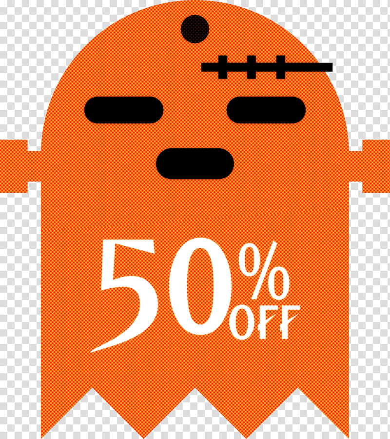 Halloween discount Halloween Sales 50% Off, 50 Off, 50 Discount , Watercolor Painting, Line Art, Drawing, Cartoon, Logo transparent background PNG clipart