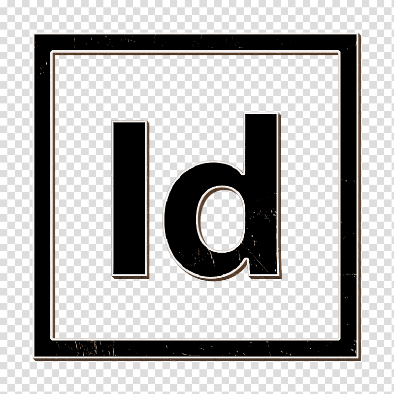 Adobe indesign icon Logo icon, Frame, Symbol, Meter, Line, Mathematics transparent background PNG clipart