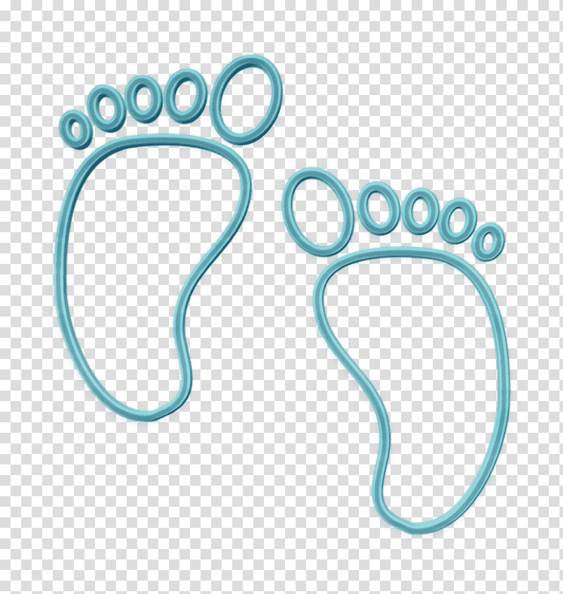 shapes icon Foot Print icon Birth icon, IOS7 Set Lined 2 Icon, Infant, Childhood transparent background PNG clipart