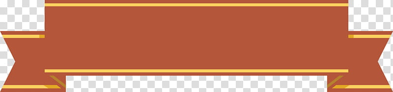 line ribbon simple ribbon ribbon design, Orange, Yellow, Rectangle transparent background PNG clipart
