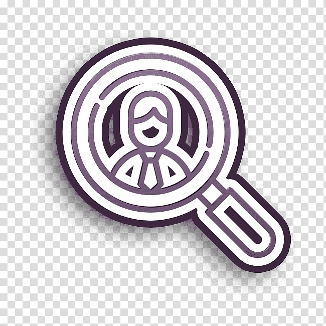 Employees icon Search icon, Company, Organization, Business, Job, Service, Industry transparent background PNG clipart