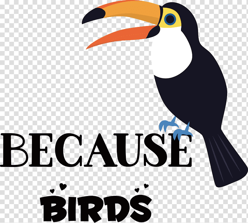 Because Birds Bird Animal, Toucans, Piciformes, Logo, Beak, Meter, Quotation transparent background PNG clipart