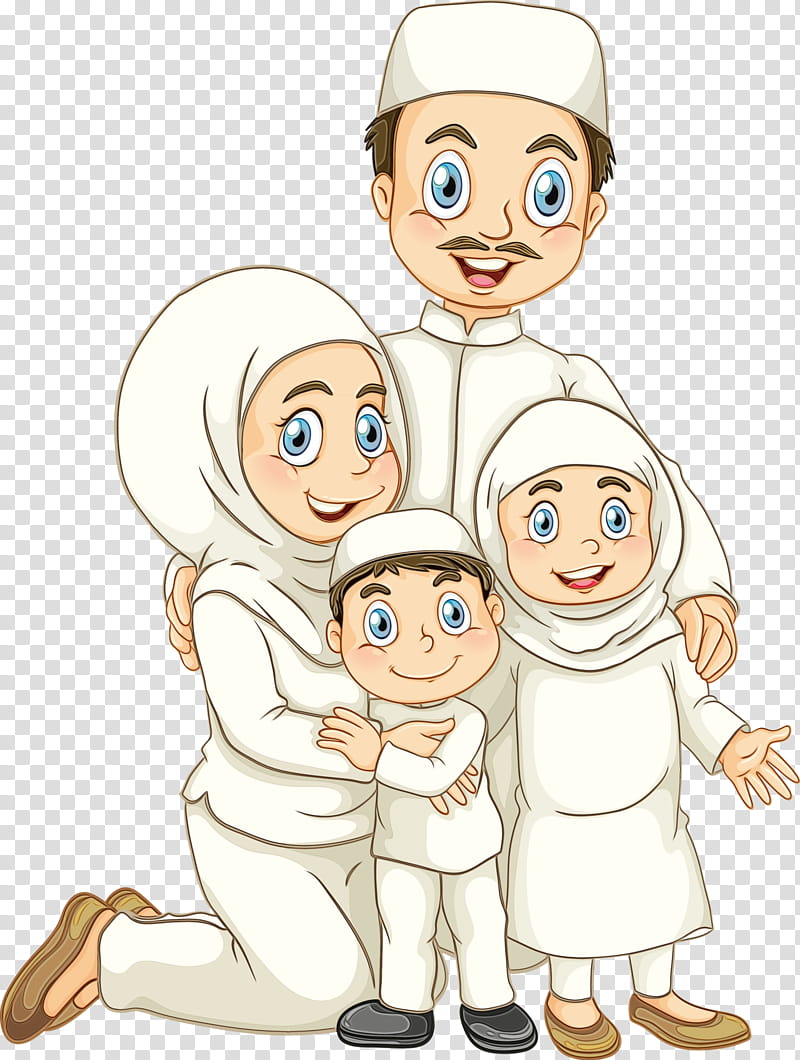 people cartoon child finger human, Muslim People, Watercolor, Paint, Wet Ink, Gesture, Hand, Fun transparent background PNG clipart
