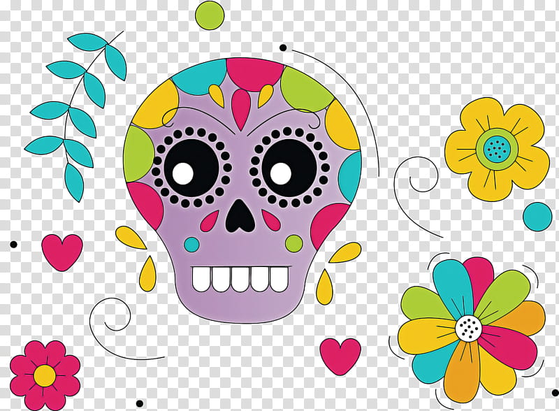 Calavera La Calavera Catrina sugar skull, Day Of The Dead, Drawing, Skull Art, Skull Mexican Makeup, Visual Arts, Floral Design, Logo transparent background PNG clipart