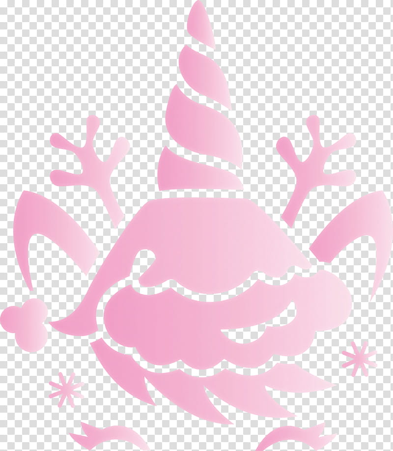 unicorn Christmas Unicorn, Pink, Hand, Finger, Thumb transparent background PNG clipart