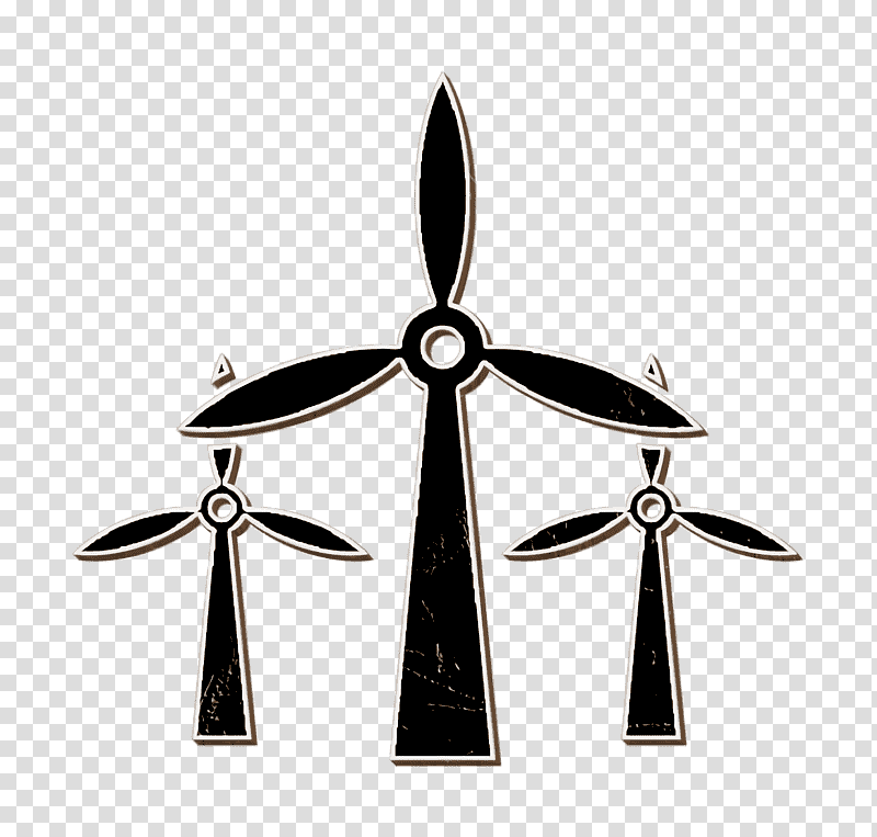 Wind mills icon Ecological icon Ecologicons icon, Tools And Utensils Icon, Wind Power, Thermal Power Station, Renewable Energy, Renewable Resource, Thermal Energy transparent background PNG clipart