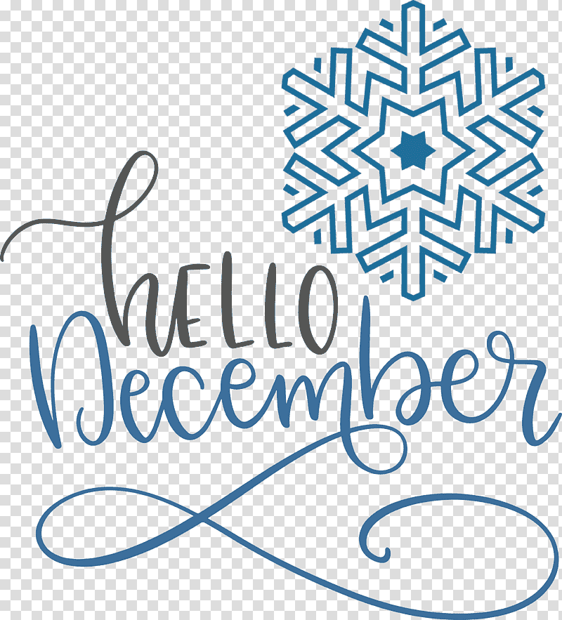 Hello December Winter December, Winter
, Logo, Drawing, Christmas Day, Watercolor Painting, Presente De Natal transparent background PNG clipart