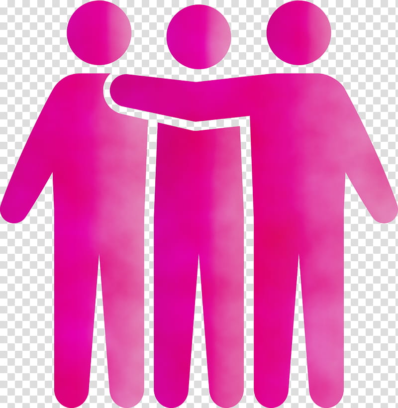 pink magenta violet material property gesture, Team, Team Work, People, Watercolor, Paint, Wet Ink transparent background PNG clipart