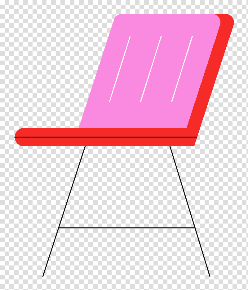 chair garden furniture furniture red line, Sticker, Cartoon, , Meter, Table, Statistics transparent background PNG clipart