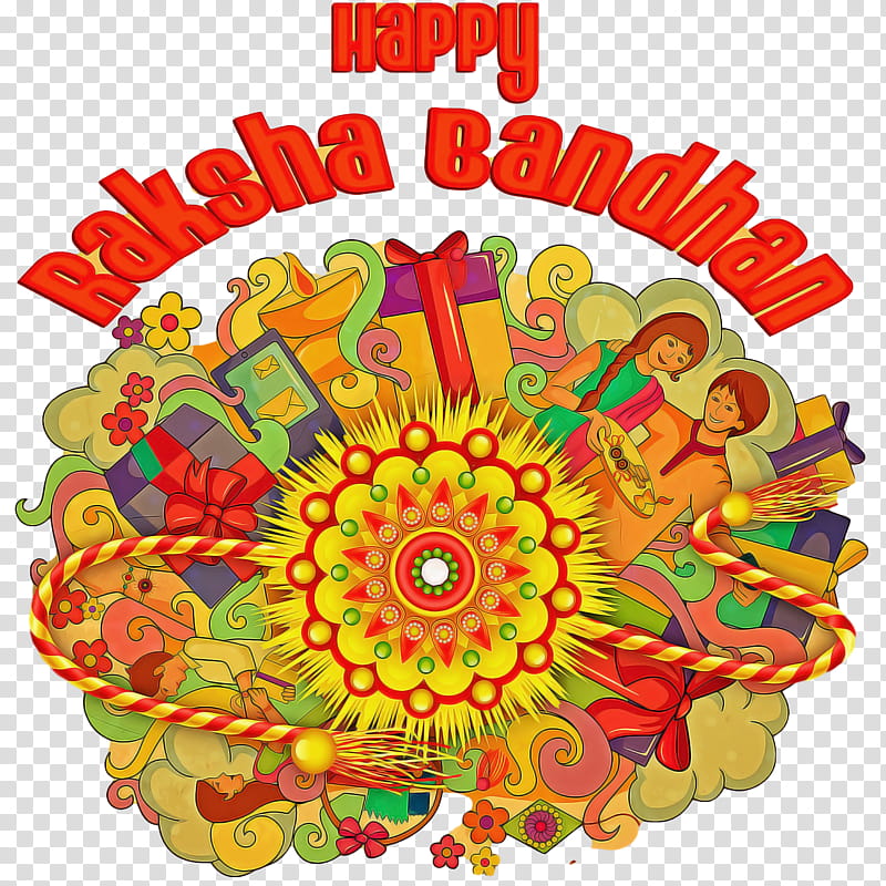 Raksha Bandhan Rakshabandhan Rakhi Pournima, Saluno, Ujjwal Silono, Rakri, Floral Design, Doodle, Drawing, Royaltyfree transparent background PNG clipart