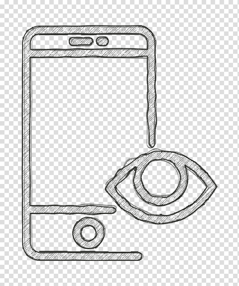 Iphone icon Interaction Set icon Smartphone icon, Door Handle, Padlock, Drawing, M02csf, Household Hardware, Shoe transparent background PNG clipart