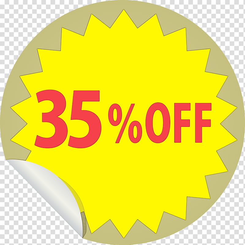 logo font yellow meter line, Discount Tag With 35 Off, Discount Label, Watercolor, Paint, Wet Ink, Area transparent background PNG clipart logo font yellow meter line, Discount Tag With 35 Off, Discount Label, Watercolor, Paint, Wet Ink, Area transparent background PNG clipart