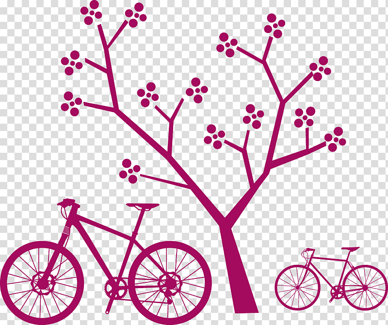 bike bicycle, Leader Fox, Bicycle Frame, Electric Bike, Bicycle Accessory, Bicycle Wheel, Flower transparent background PNG clipart