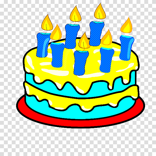 Birthday cake, Birthday
, Blue Candle, Lit Candles, Cartoon Cake, Cake Decorating transparent background PNG clipart