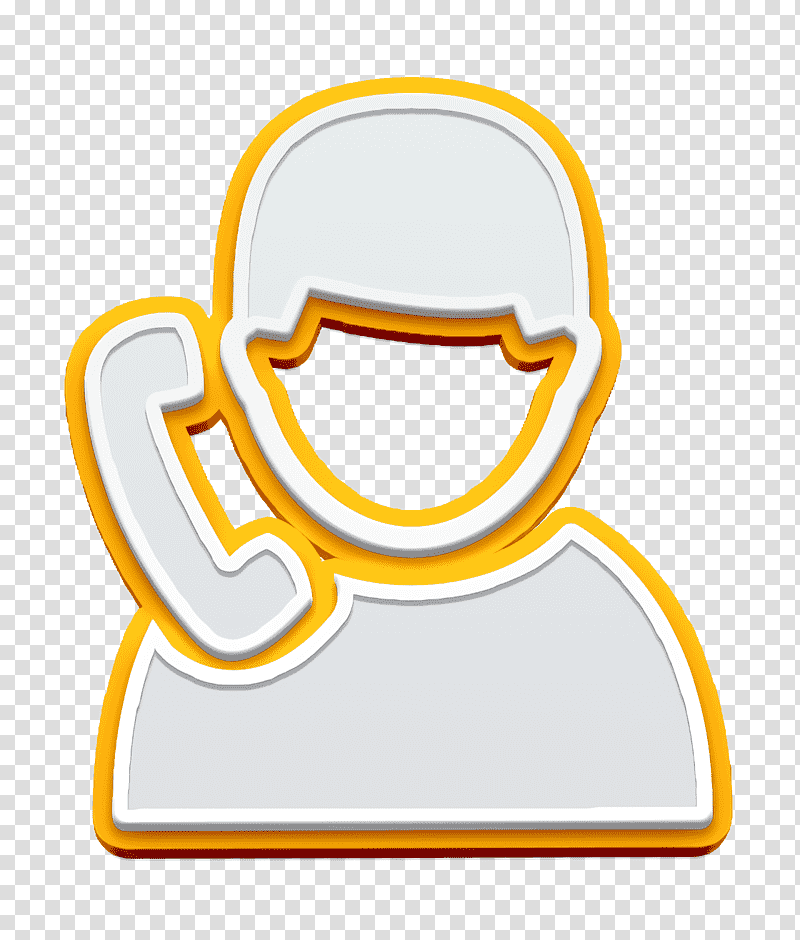 Shopping support calling icon Support icon commerce icon, Shopping Icon, Logo, Yellow, Character, Cartoon, Meter transparent background PNG clipart