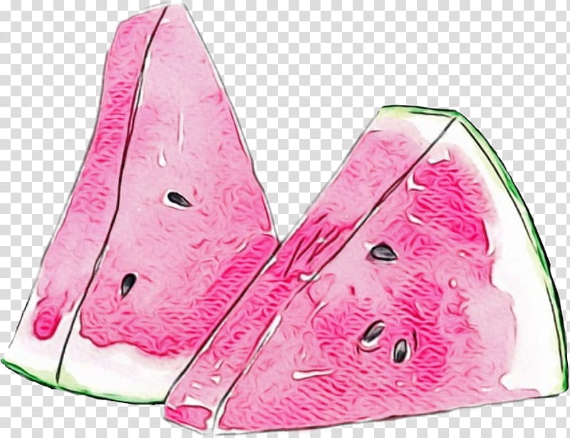 shoe watermelon m watermelon m pink m, Watercolor, Paint, Wet Ink transparent background PNG clipart