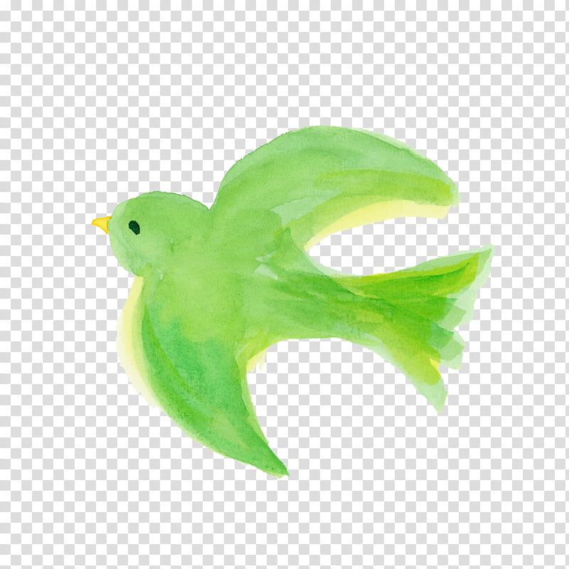 Feather, Watercolor Bird, Green, Beak, Animal Figure, Perching Bird, Wing, Songbird transparent background PNG clipart
