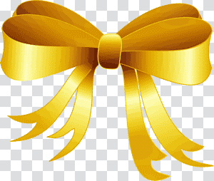 56 Luxury Gold Bows and Ribbons Clip Arts PNG Transparent By ArtInsider