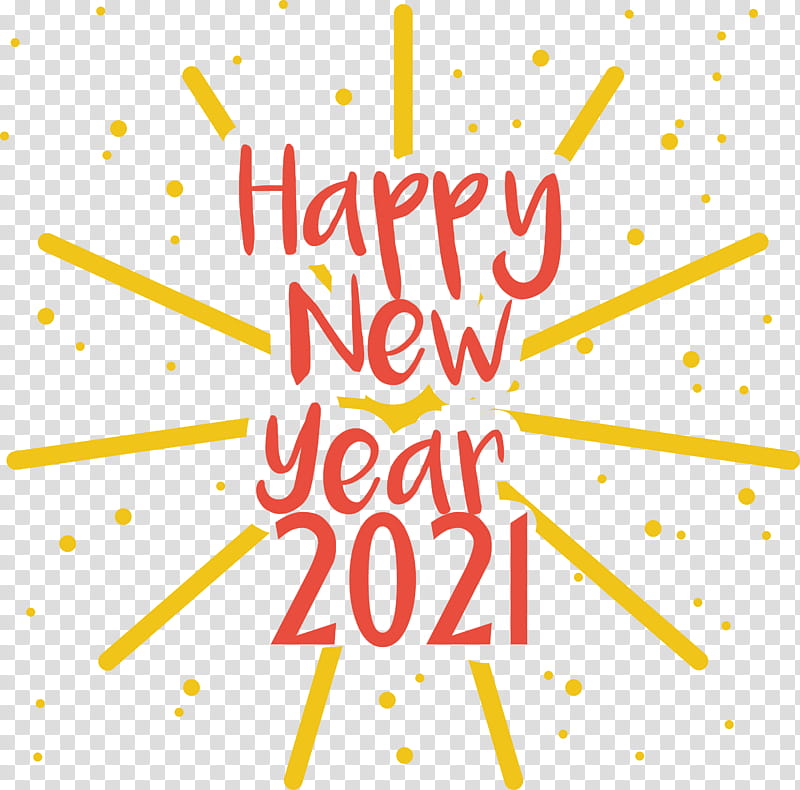 2021 Happy New Year Happy New Year 2021, Angle, Line, Point, Yellow, Meter, Area transparent background PNG clipart