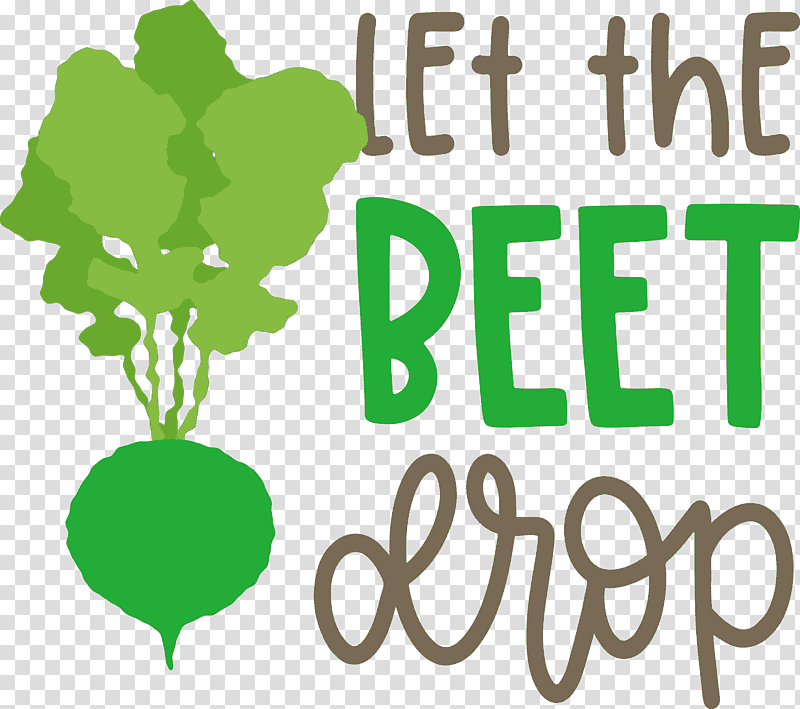 Let The Beet Drop Food Kitchen, Logo, Symbol, Green, Leaf, Meter, Line transparent background PNG clipart