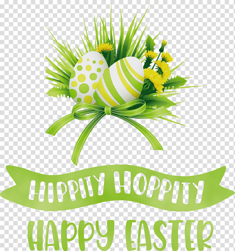 Easter egg, Hippity Hoppity, Happy Easter, Watercolor, Paint, Wet Ink, Logo transparent background PNG clipart