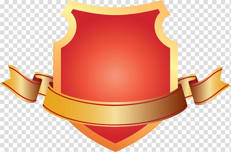Emblem Ribbon, Orange, Shield, Logo, Symbol transparent background PNG clipart