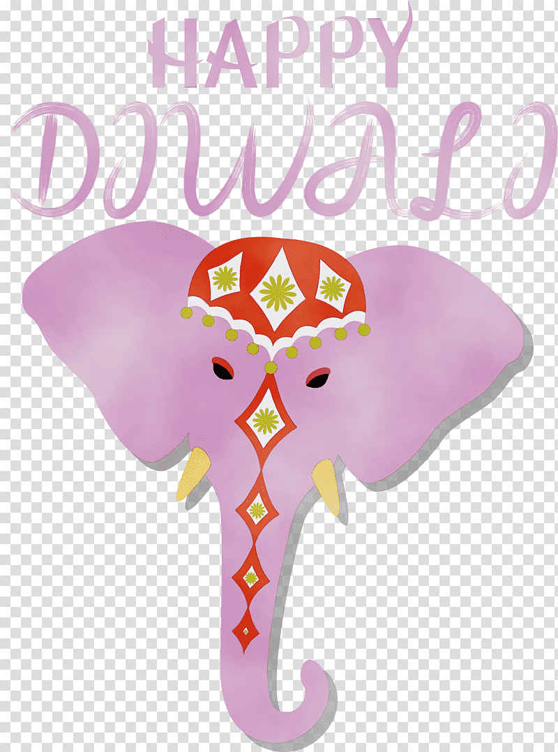 Elephant, Happy Diwali, Happy Dipawali, Watercolor, Paint, Wet Ink, Meter transparent background PNG clipart