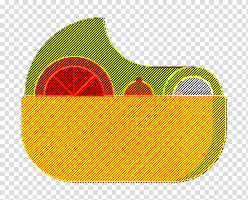 Salad icon Restaurant icon, Green, Yellow, Citrus, Orange, Fruit, Plant, Lime transparent background PNG clipart