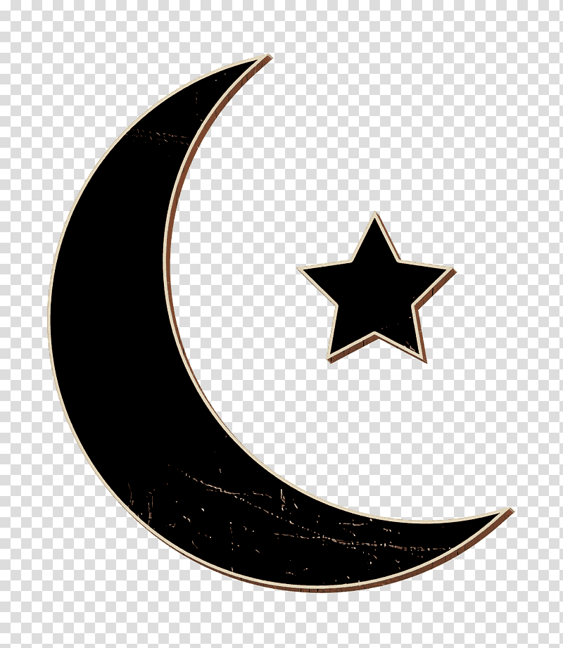 IOS7 Set Filled 2 icon Moon icon Islamic crescent with small star icon, Signs Icon, Visual Software Systems Ltd, Album, World Religions, Logo, Presentation transparent background PNG clipart