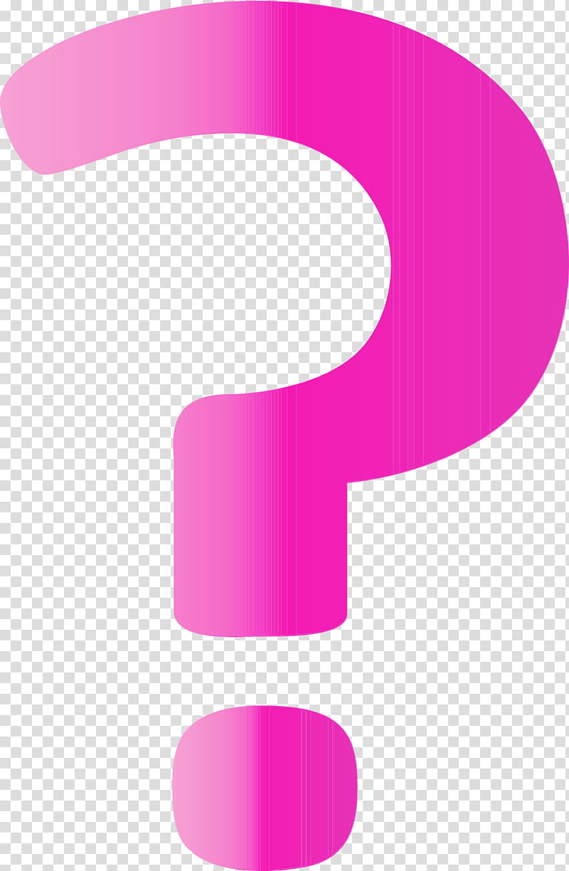 pink text font magenta violet, Question Mark, Watercolor, Paint, Wet Ink, Line, Material Property, Logo transparent background PNG clipart