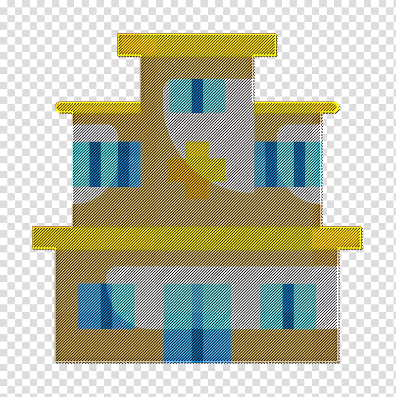 Hospital icon Building icon Healthcare and medical icon, Blue, Yellow, House, Rectangle, Architecture, Real Estate, Home transparent background PNG clipart