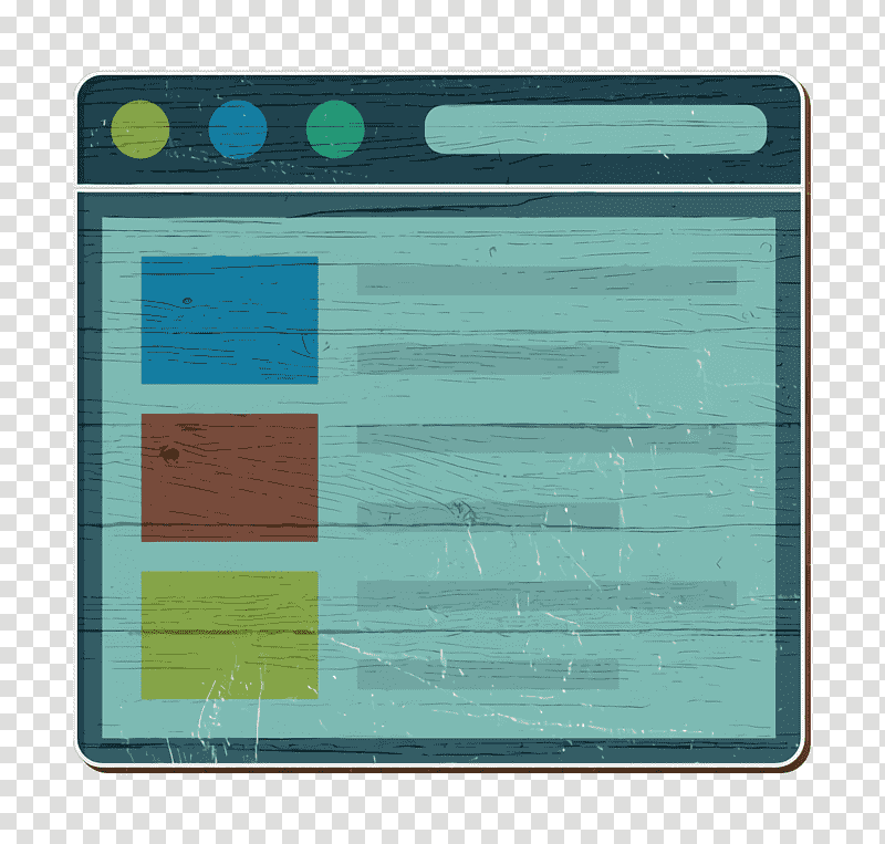 Content icon Webpage icon Web design & Programming icon, Rectangle, Aqua M, Green, Meter, Microsoft Azure, Mathematics transparent background PNG clipart