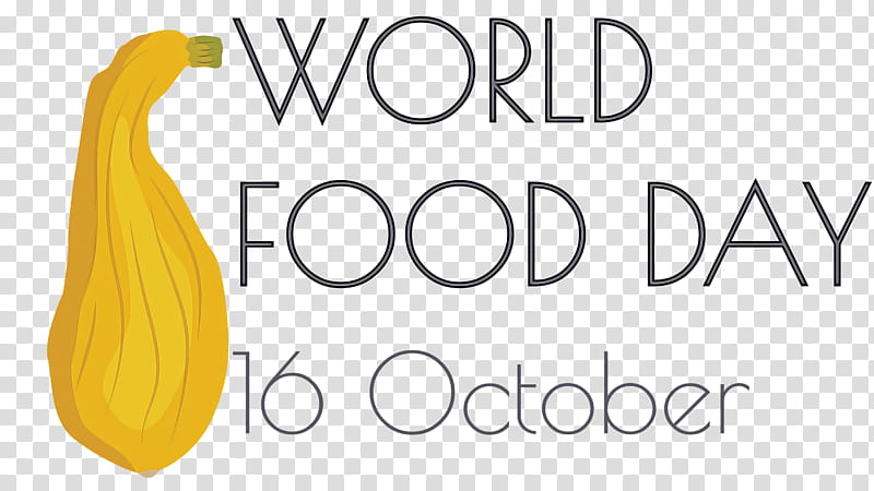 World Food Day, Logo, Yellow, Line, Meter, Mathematics, Geometry transparent background PNG clipart