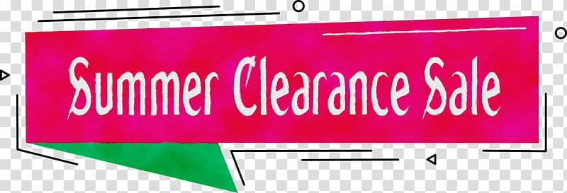 banner logo digital display advertising signage font, Summer Clearance Sale, Watercolor, Paint, Wet Ink, Line, Area, Multimedia transparent background PNG clipart