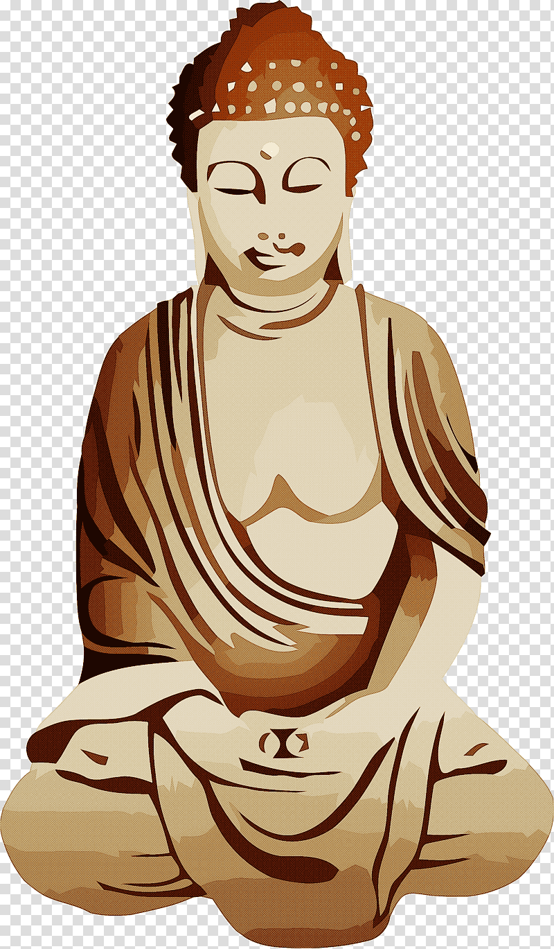 Bodhi Day, Sitting, Gautama Buddha transparent background PNG clipart
