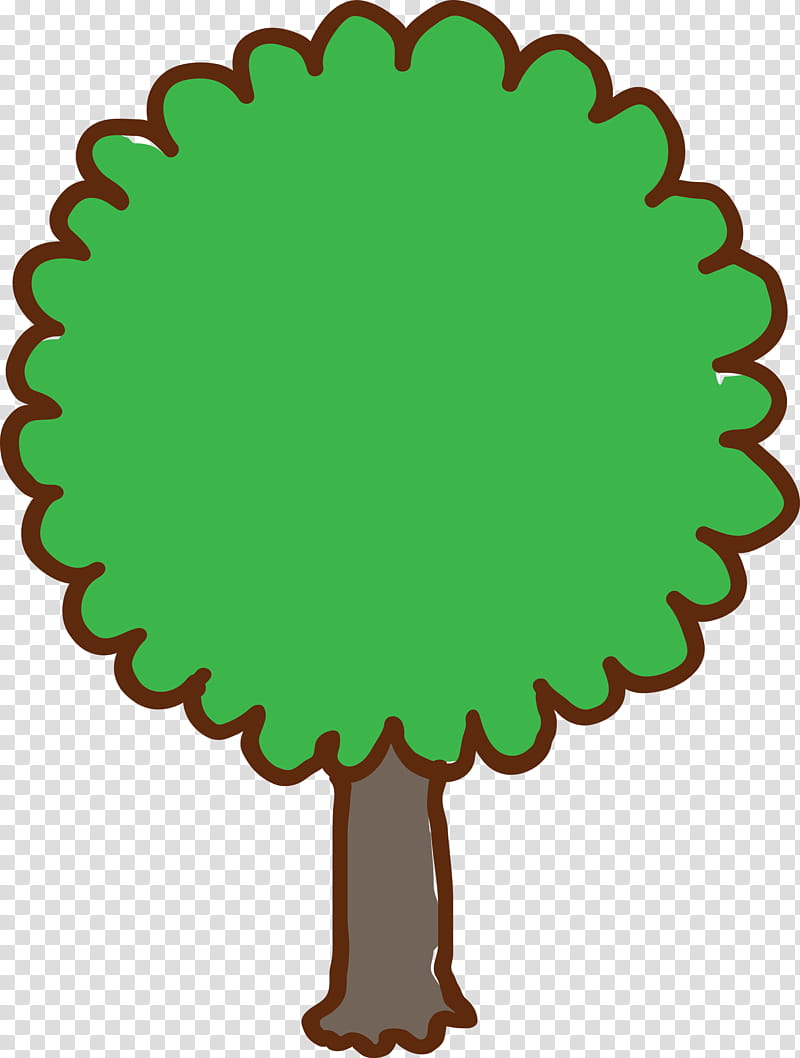 green leaf baking cup symbol, Cartoon Tree, Abstract Tree, Tree transparent background PNG clipart