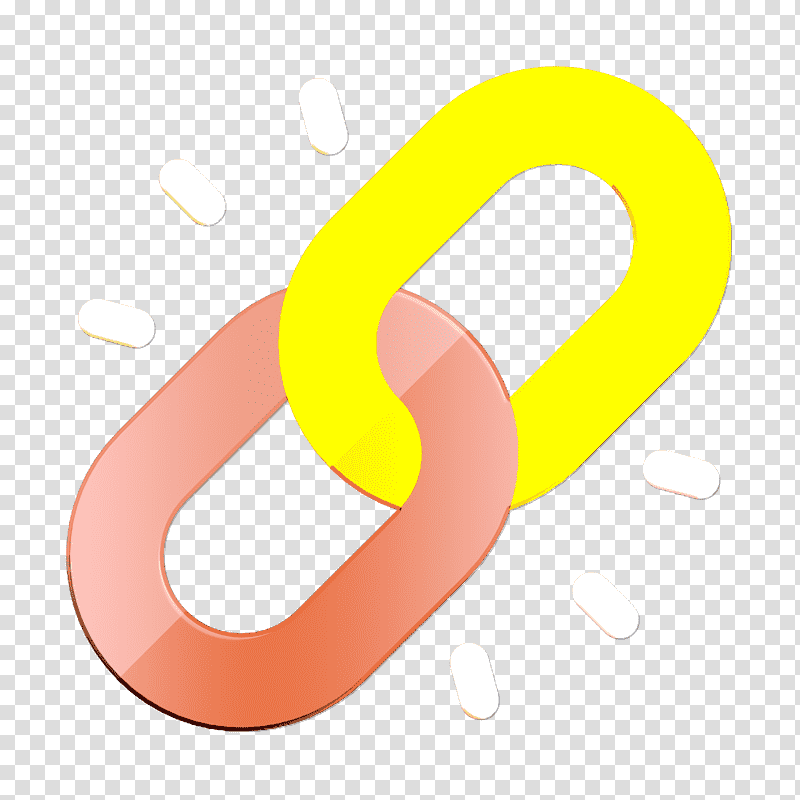 Link icon Marketing & SEO icon, Marketing SEO Icon, Logo, Symbol, Yellow, Line, Meter transparent background PNG clipart