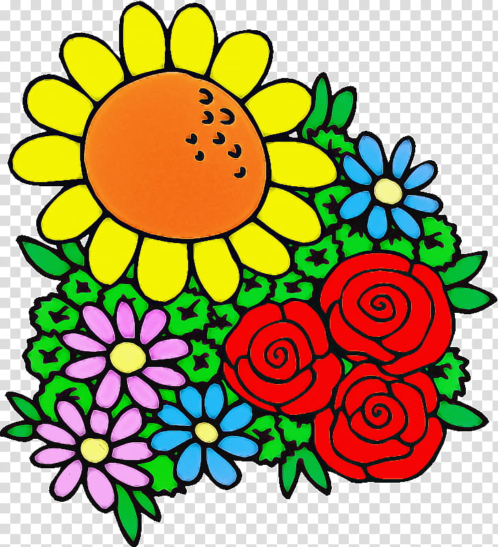 Floral design, Yellow, Flower, Plant, Petal, Cut Flowers, Tagetes, Pedicel transparent background PNG clipart