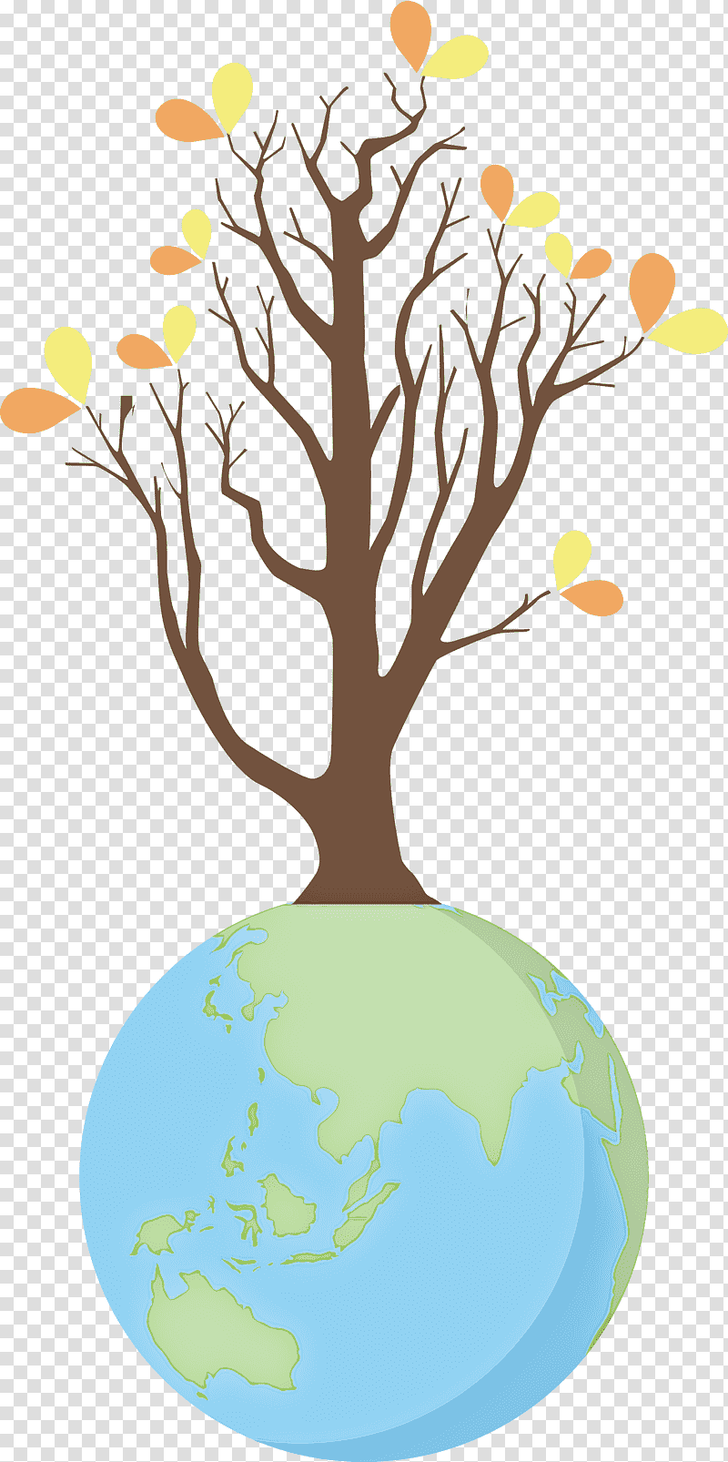 earth tree go green, Eco, Branch, Trunk, Twig, Tree Stump, Leaf transparent background PNG clipart