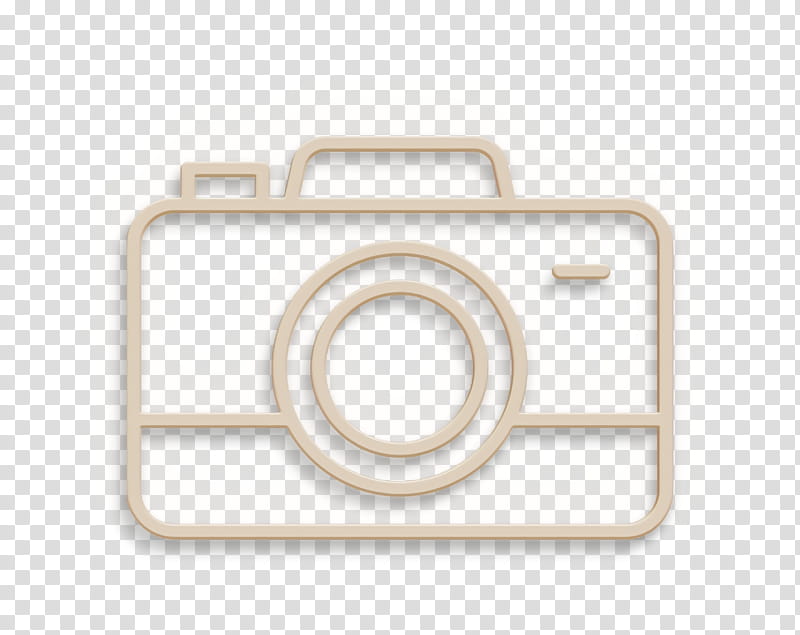 Camera icon Hunting icon, Circle, Beige transparent background PNG clipart