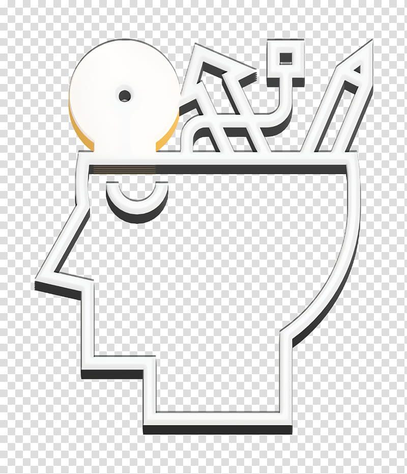 Design thinking icon Idea icon, Logo, Joint, Line, Meter, Mathematics, Science, Human Skeleton transparent background PNG clipart