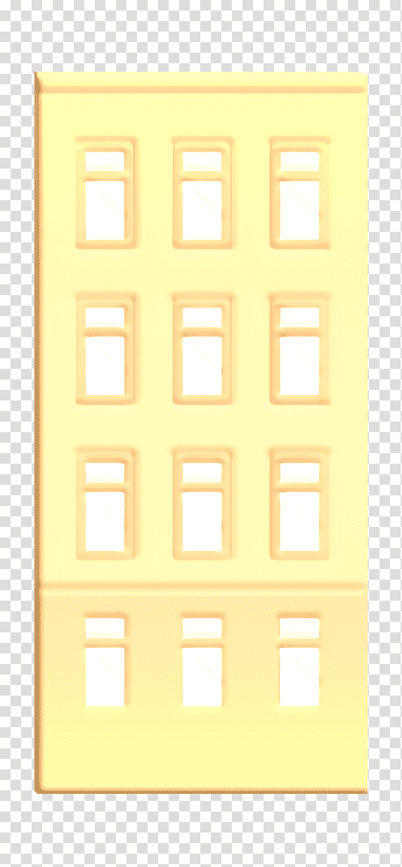 Property icon City Element icon Apartments icon, Frame, Yellow, Line, Meter, Mathematics, Geometry transparent background PNG clipart