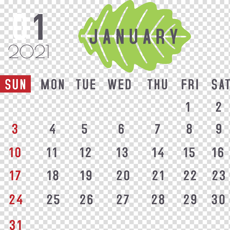 January 2021 Printable Calendar January Calendar, 2021 calendar, Nexus S, Calendar System, Line, Meter, Number transparent background PNG clipart