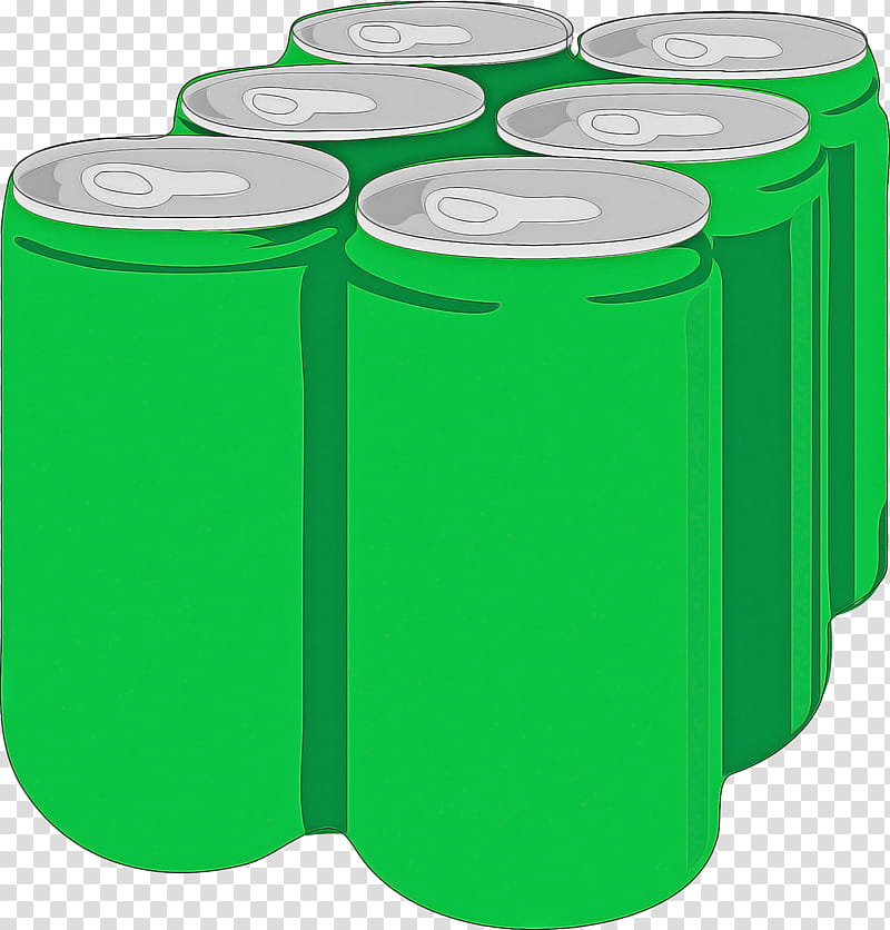 beverage can green aluminum can multipurpose battery rain barrel, Recycling Bin, Cylinder transparent background PNG clipart