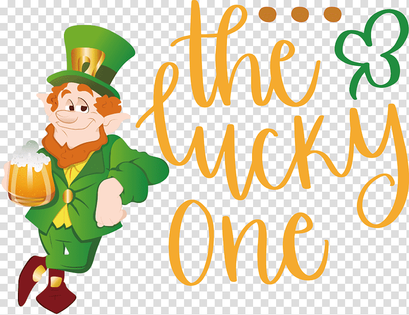 lucky one Lucky St Patricks Day, Saint Patricks Day, Leprechaun, Cartoon, Brewing transparent background PNG clipart