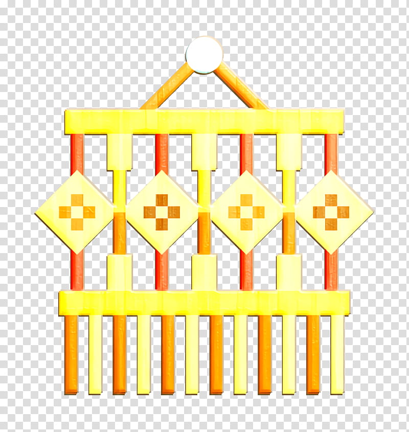 Craft icon Macrame icon Fabric icon, Yellow, Logo transparent background PNG clipart