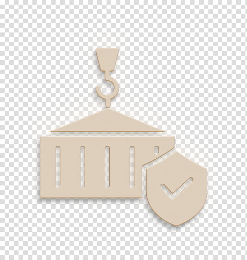 Logistics icon Container icon Insurance icon, Pendant transparent background PNG clipart