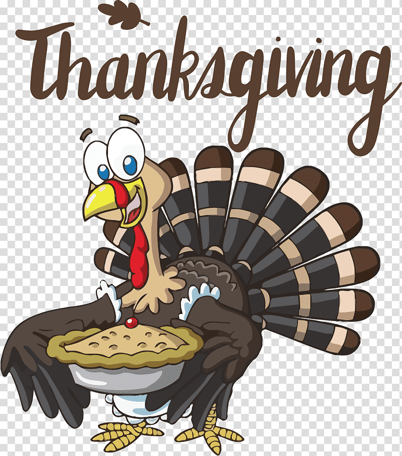 Thanksgiving, Chicken, Wild Turkey, Pumpkin Pie, Turkey Meat, Thanksgiving Dinner, Cartoon transparent background PNG clipart