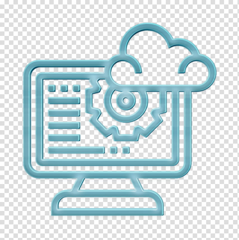 Big Data icon Processing system icon Cloud icon, Cloud Computing, Computer, Server, Backup, Internet, Web Application, Web Hosting Service transparent background PNG clipart